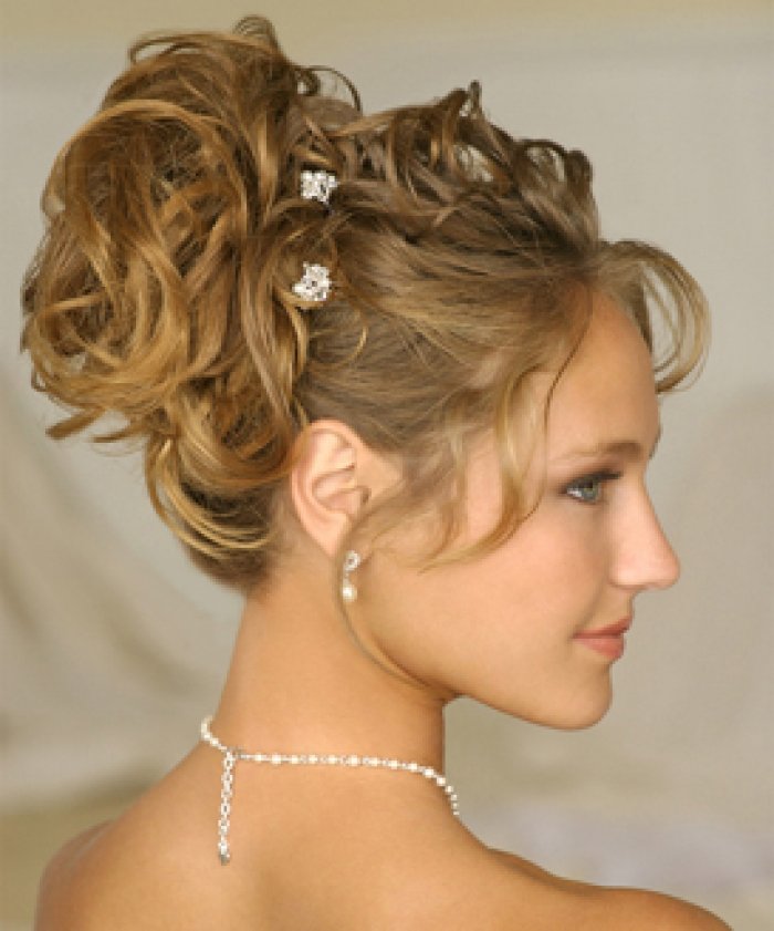 Curly Wedding Updos