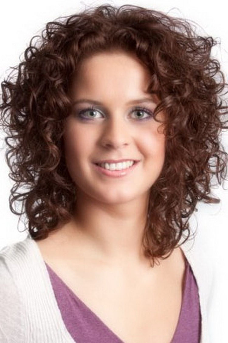 Sensational Medium Length Curly Hairstyle For Thick Hair ...