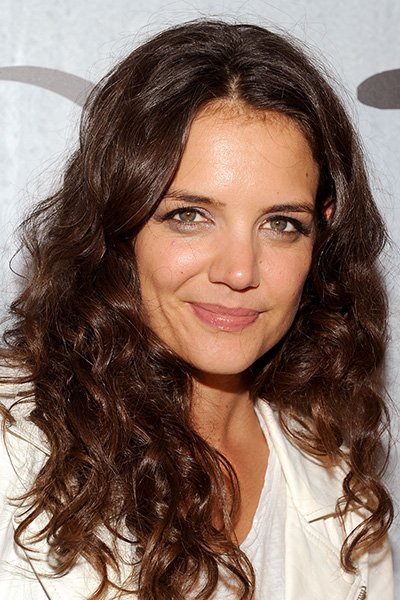 Katie Holmes curly hair