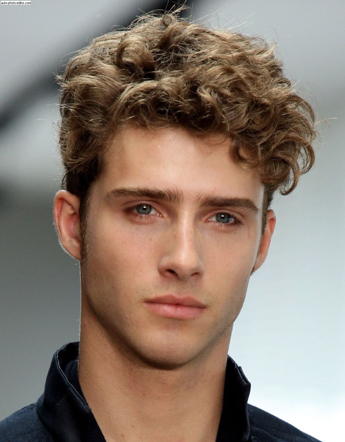 mens curly hairstyles gallery