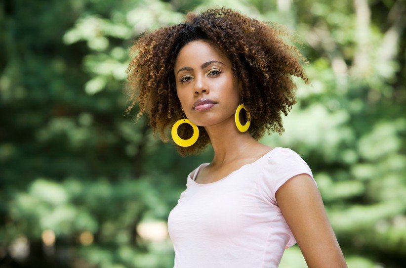 African American natural hairstyles..