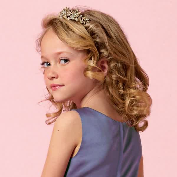 Trendy Curly Kids Hairstyles For Girls..