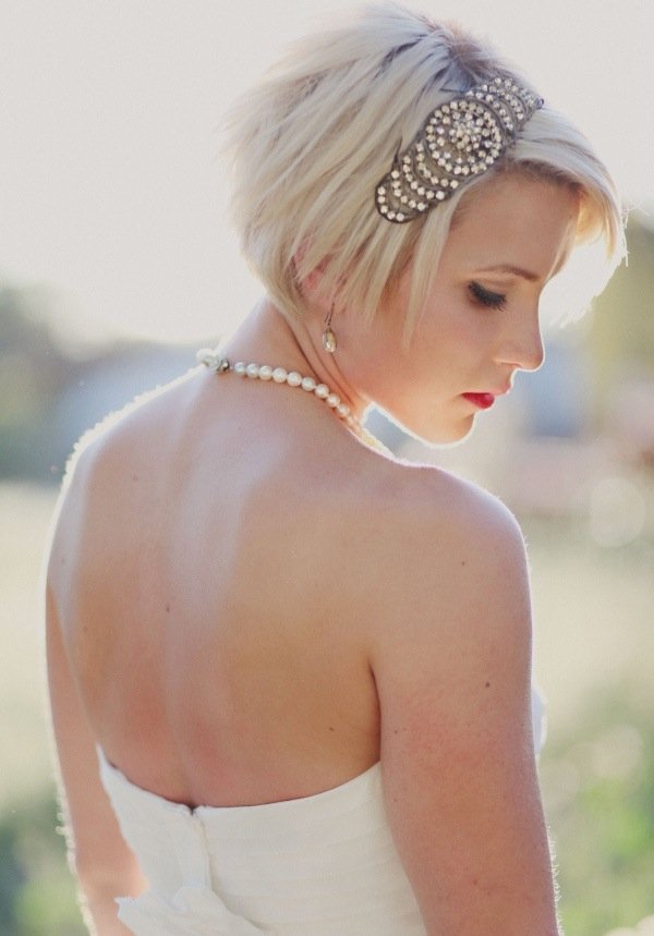 Short Hair Wedding Style