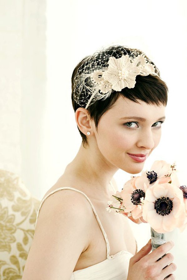 Short Wedding Hair Ideas (2)