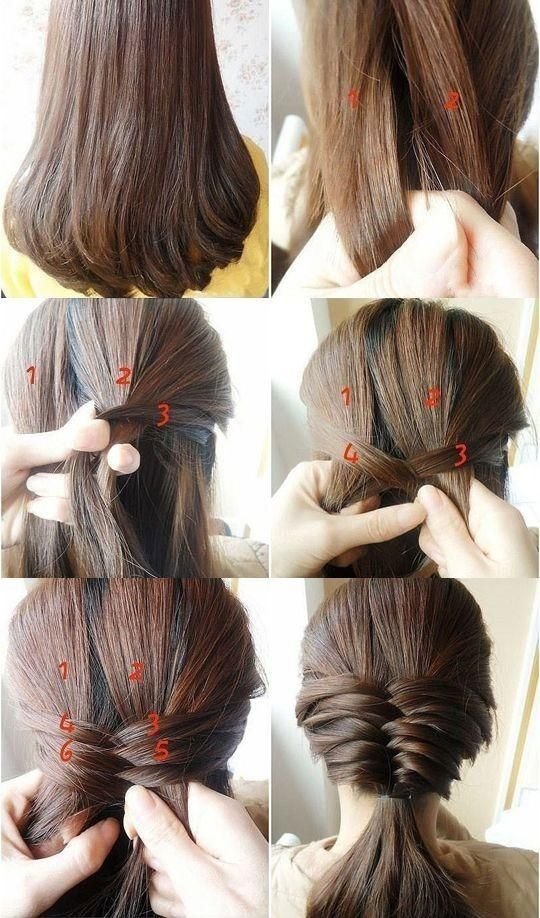 hairstyles for long hair step by step