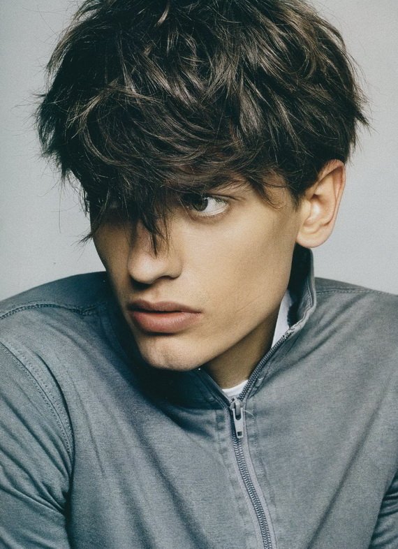 hairstyles for men bangs