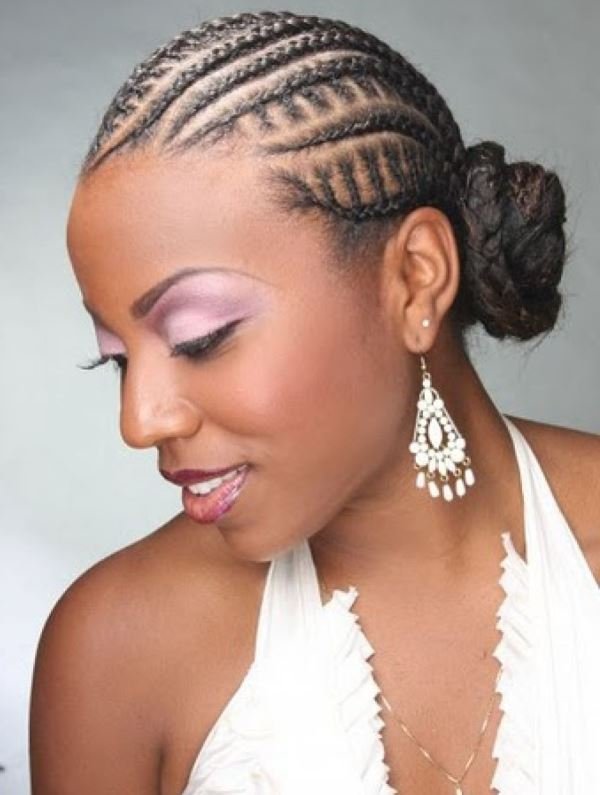 black hairstyles cornrows