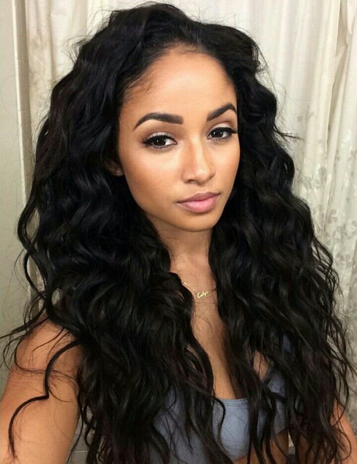 wavy black hairstyles