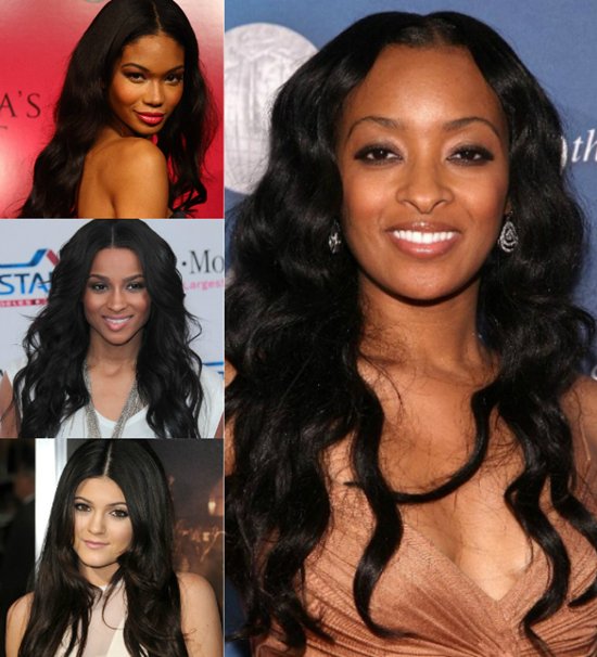 black hairstyles extensions