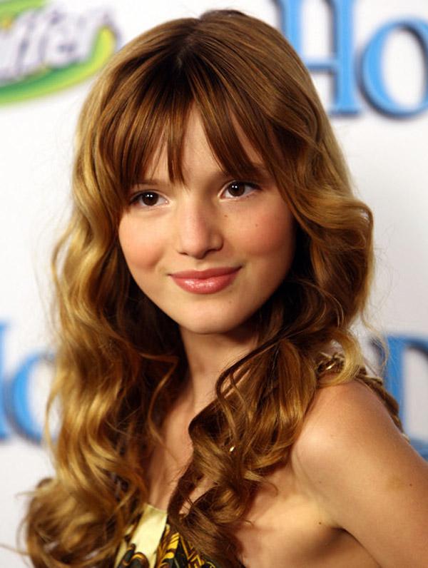 Long Curly Hairstyles With Bangs