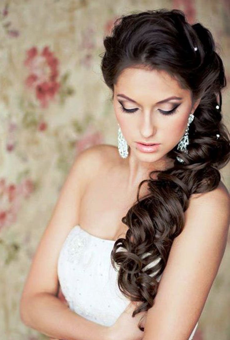 Hairstyles For Long Hair Wedding Party