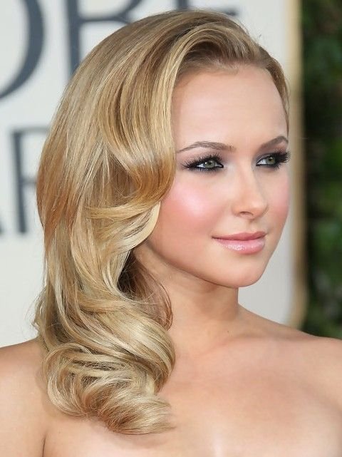 Side Swept Waves Hairstyles